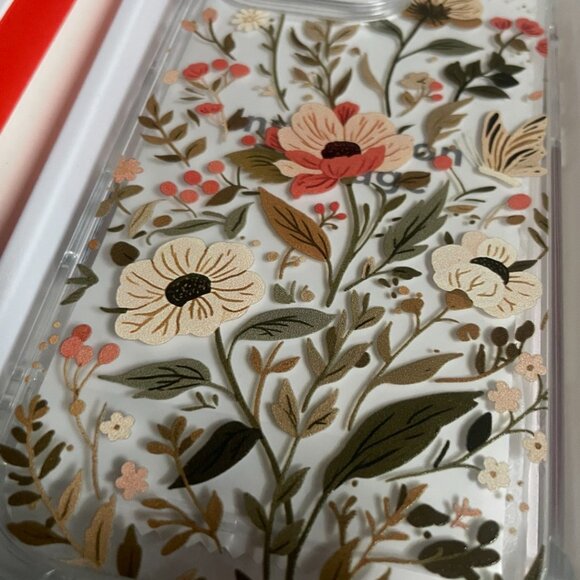 Floral Clear Phone Case - Picture 2 of 11